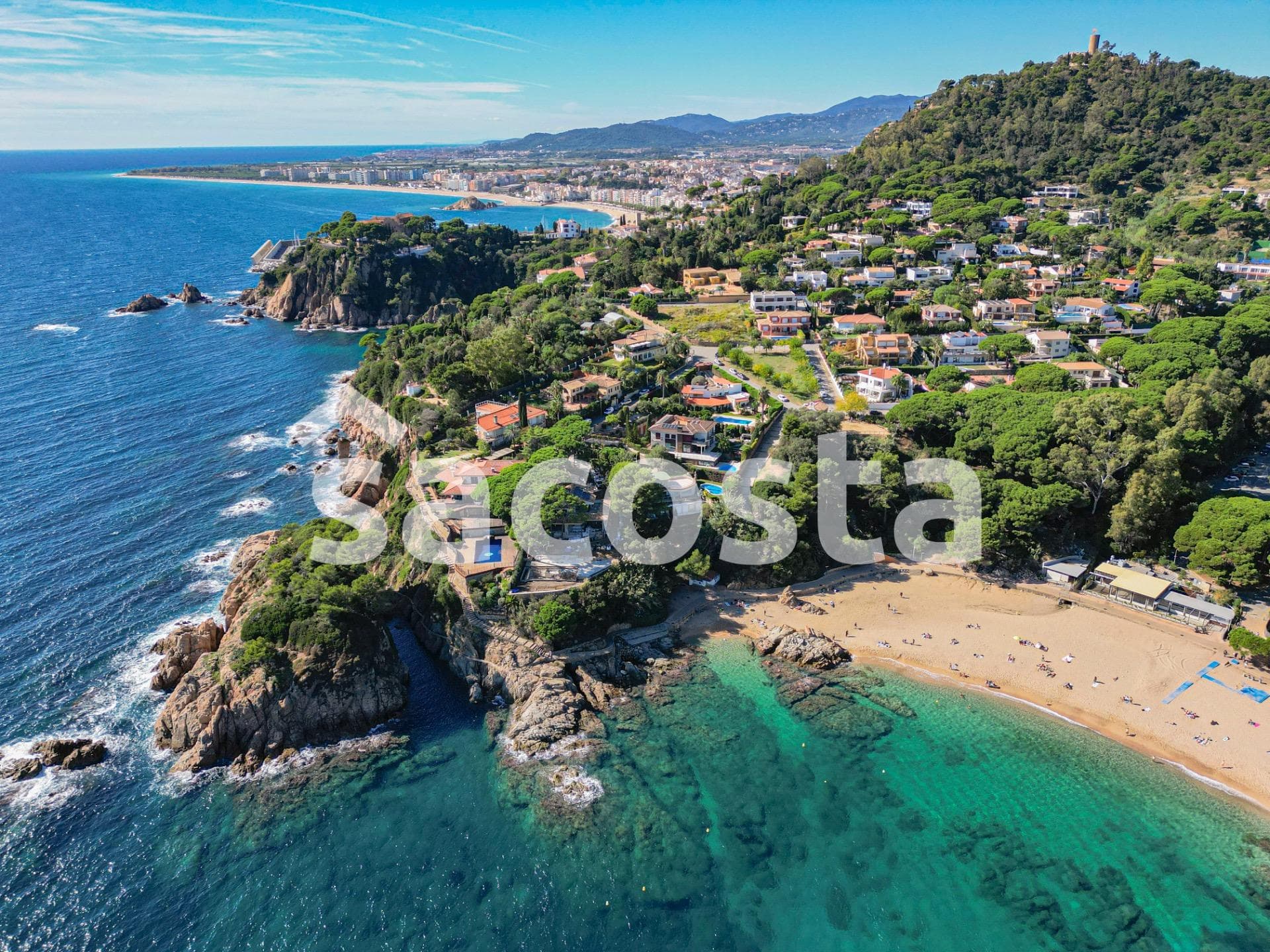 Villa reformada con vistas al mar en Cala Sant Francesc, Blanes